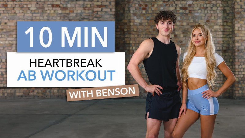 10 Min Heartbreak Ab Workout - With Benson Boone Love & Heartbreak Songs I Pamela Reif