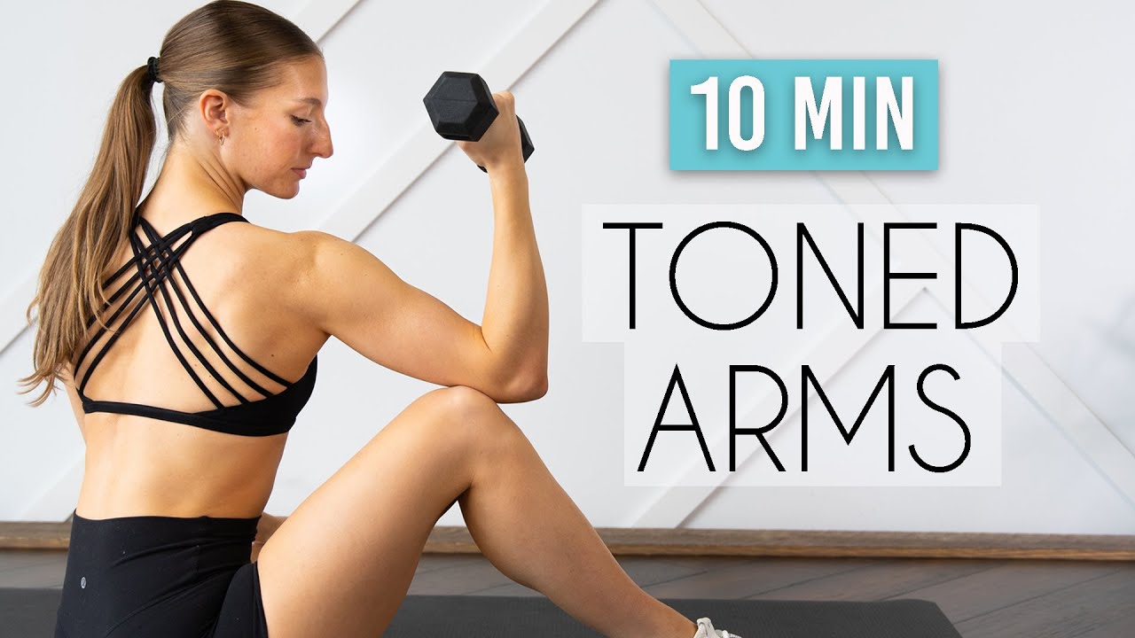 image 0 10 Min Toned Arms Workout (at Home Quick Burn)