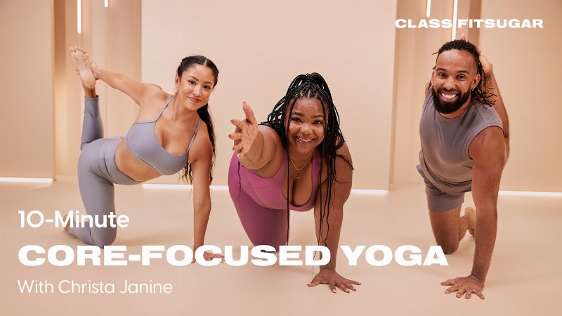 image 0 10-minute Core-focused Yoga Workout With Christa Janine : Popsugar Fitness