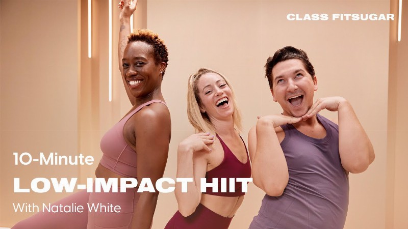image 0 10-minute Low-impact Hiit Workout With Natalie White : Popsugar Fitness