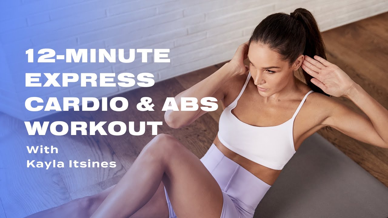 image 0 12-minute Express Cardio & Abs Workout With Kayla Itsines