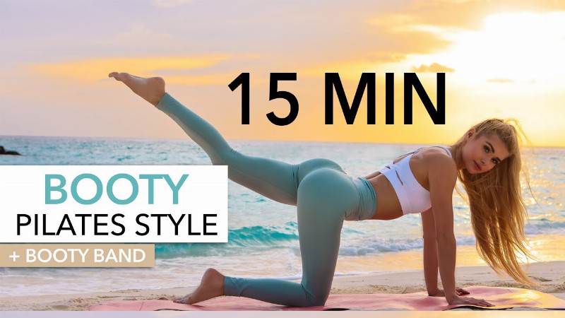 15 Min Booty Workout - Level: Easy-medium Slow Pilates Style Knee Friendly No Squats I Booty Band
