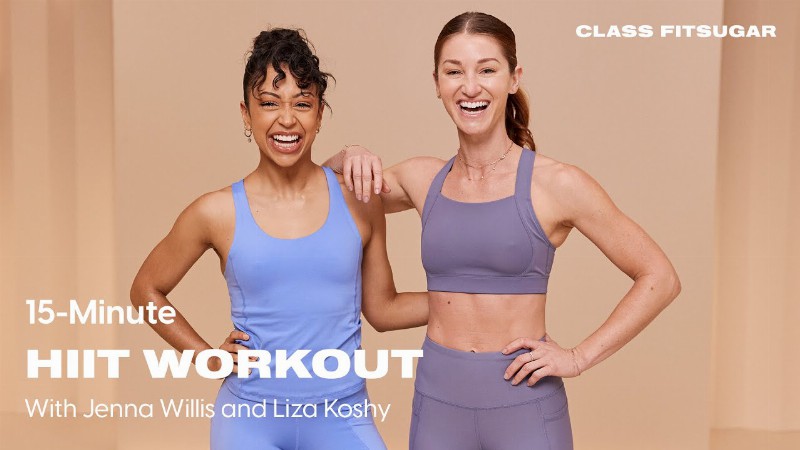 image 0 15-minute Hiit Workout With Jenna Willis And Liza Koshy : Popsugar Fitness