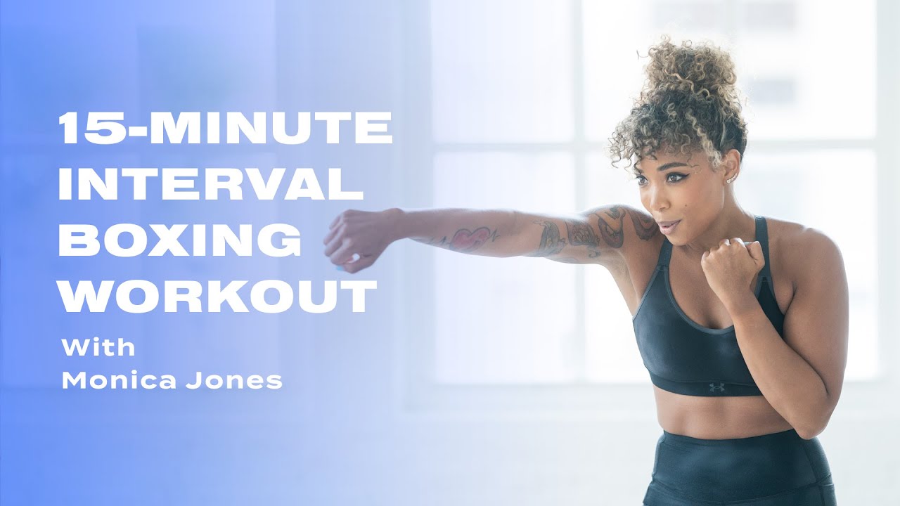 image 0 15-minute Interval Boxing Workout With Monica Jones