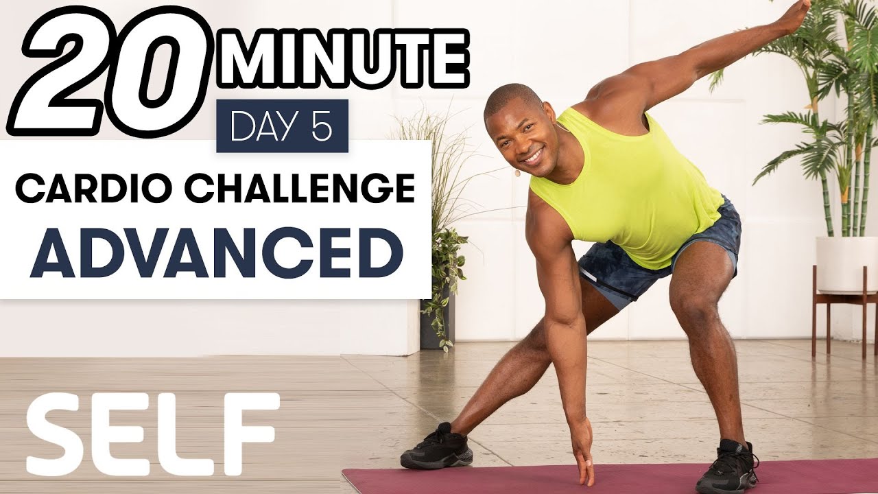 image 0 20-minute Advanced Cardio Workout With Burnout : Sweat With Self