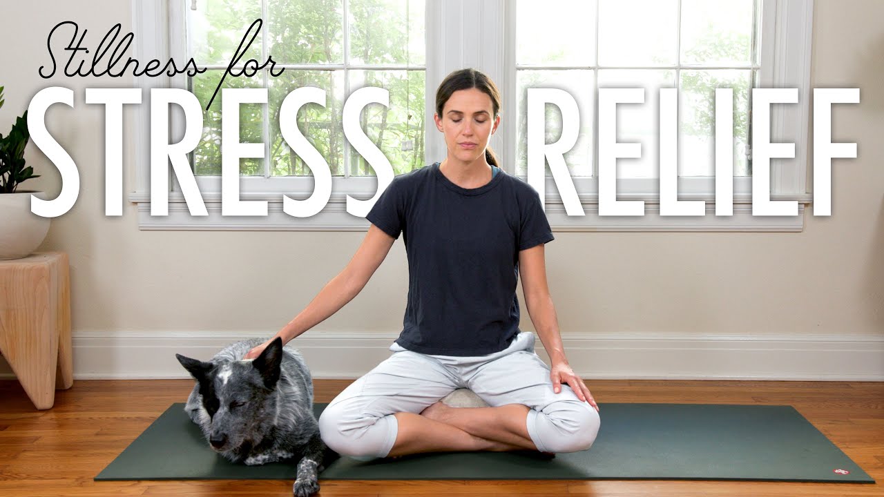 image 0 Stillness For Stress Relief  :  15-minute Meditation  :  Yoga With Adriene